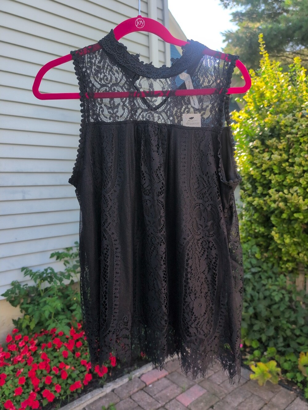 Ny Collection Woman's Large Sleeveless Blouse